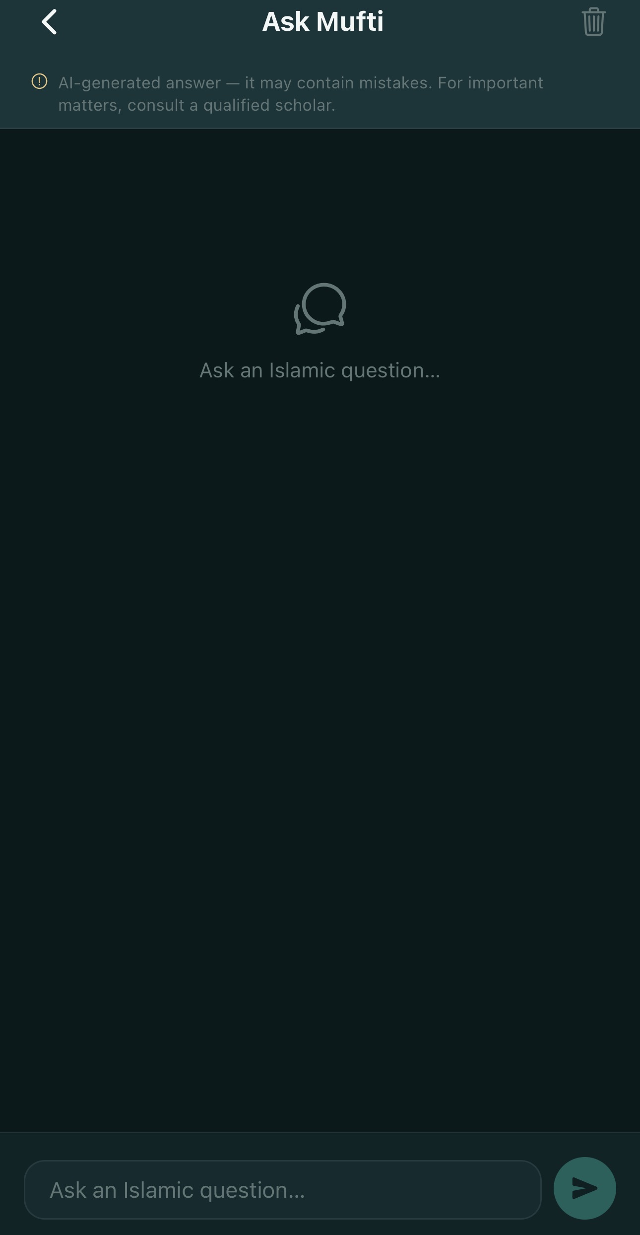 Salat Ask Mufti screen